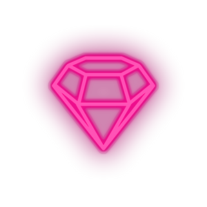 pink sketch social network brand logo led neon factory
