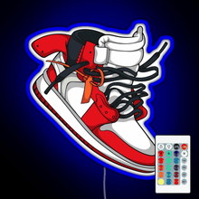 Load image into Gallery viewer, sneaker hype RGB neon sign remote