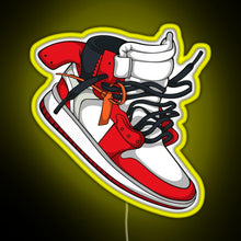 Load image into Gallery viewer, sneaker hype RGB neon sign yellow
