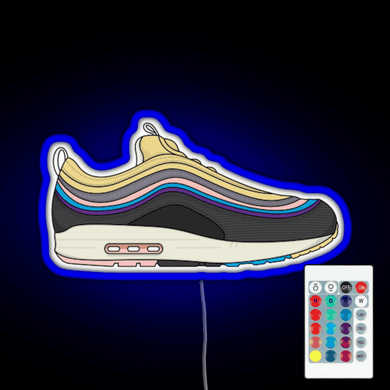 sneakers 1 97 RGB neon sign remote