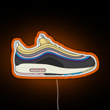 Load image into Gallery viewer, sneakers 1 97 RGB neon sign orange