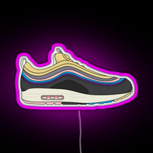 Load image into Gallery viewer, sneakers 1 97 RGB neon sign  pink