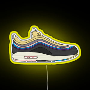 sneakers 1 97 RGB neon sign yellow