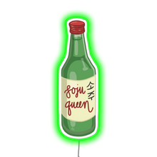 Load image into Gallery viewer, Soju Queen Bottle lamp wall