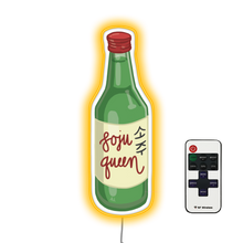Load image into Gallery viewer, Soju Queen Bottle 소주  Bar Bar Neon Sign