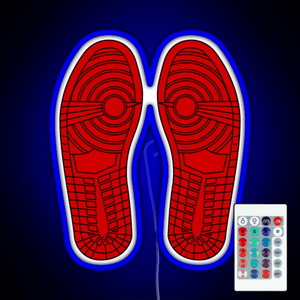 Sole Mates 1 Red RGB neon sign remote