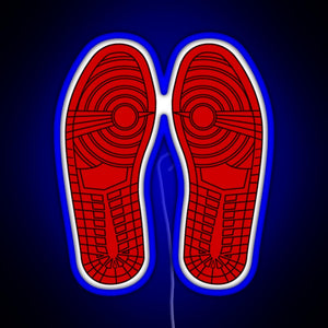 Sole Mates 1 Red RGB neon sign blue