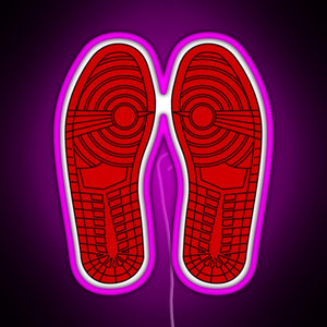 Sole Mates 1 Red RGB neon sign  pink