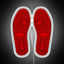 Load image into Gallery viewer, Sole Mates 1 Red RGB neon sign white 