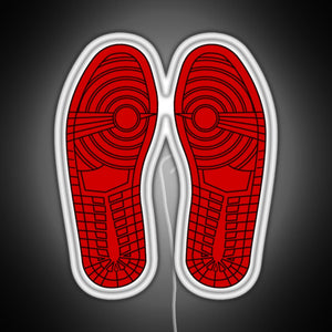 Sole Mates 1 Red RGB neon sign white 