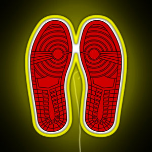 Sole Mates 1 Red RGB neon sign yellow