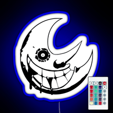 Load image into Gallery viewer, Soul Eater Moon RGB neon sign remote