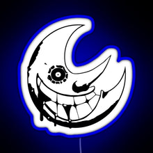 Load image into Gallery viewer, Soul Eater Moon RGB neon sign blue