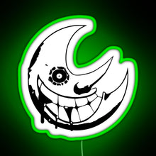 Load image into Gallery viewer, Soul Eater Moon RGB neon sign green