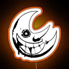 Load image into Gallery viewer, Soul Eater Moon RGB neon sign orange