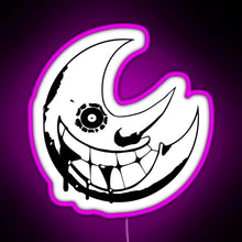 Load image into Gallery viewer, Soul Eater Moon RGB neon sign  pink