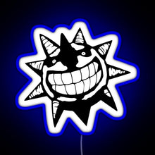 Load image into Gallery viewer, Soul Eater Sun RGB neon sign blue