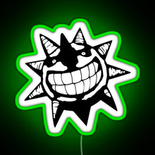 Load image into Gallery viewer, Soul Eater Sun RGB neon sign green