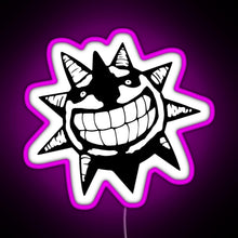 Load image into Gallery viewer, Soul Eater Sun RGB neon sign  pink