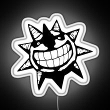 Load image into Gallery viewer, Soul Eater Sun RGB neon sign white 