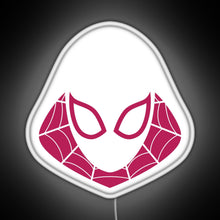 Load image into Gallery viewer, Spider Gwen RGB neon sign white 