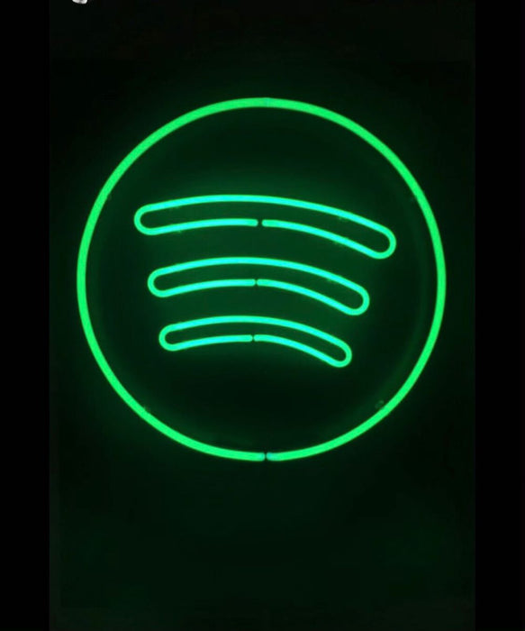 spotify studio neon sign