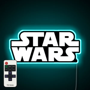 Star Wars logo Neon