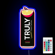 Load image into Gallery viewer, Strawberry Lemonade Truly RGB neon sign remote