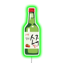 Load image into Gallery viewer, Strawberry Soju led bar sign