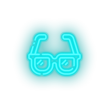 Load image into Gallery viewer, ice_blue sun_glass led beach eye glass fashion holiday summer sunglass vacation neon factory