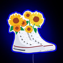 Load image into Gallery viewer, Sunny Chucks RGB neon sign blue
