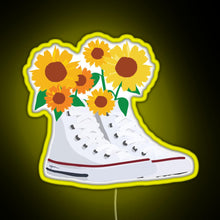 Load image into Gallery viewer, Sunny Chucks RGB neon sign yellow