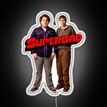 Load image into Gallery viewer, Superbad Movie RGB neon sign white 