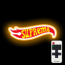 Load image into Gallery viewer, Supreme - Hot Wheels neon sign