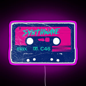 Cassette neon sign  pink