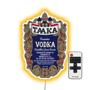Taaka Vodka  Bar Bar Neon Sign