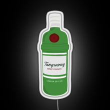 Load image into Gallery viewer, Tanqueray gin bottle RGB neon sign white 