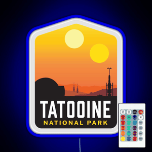 Tatooine National Park RGB neon sign remote