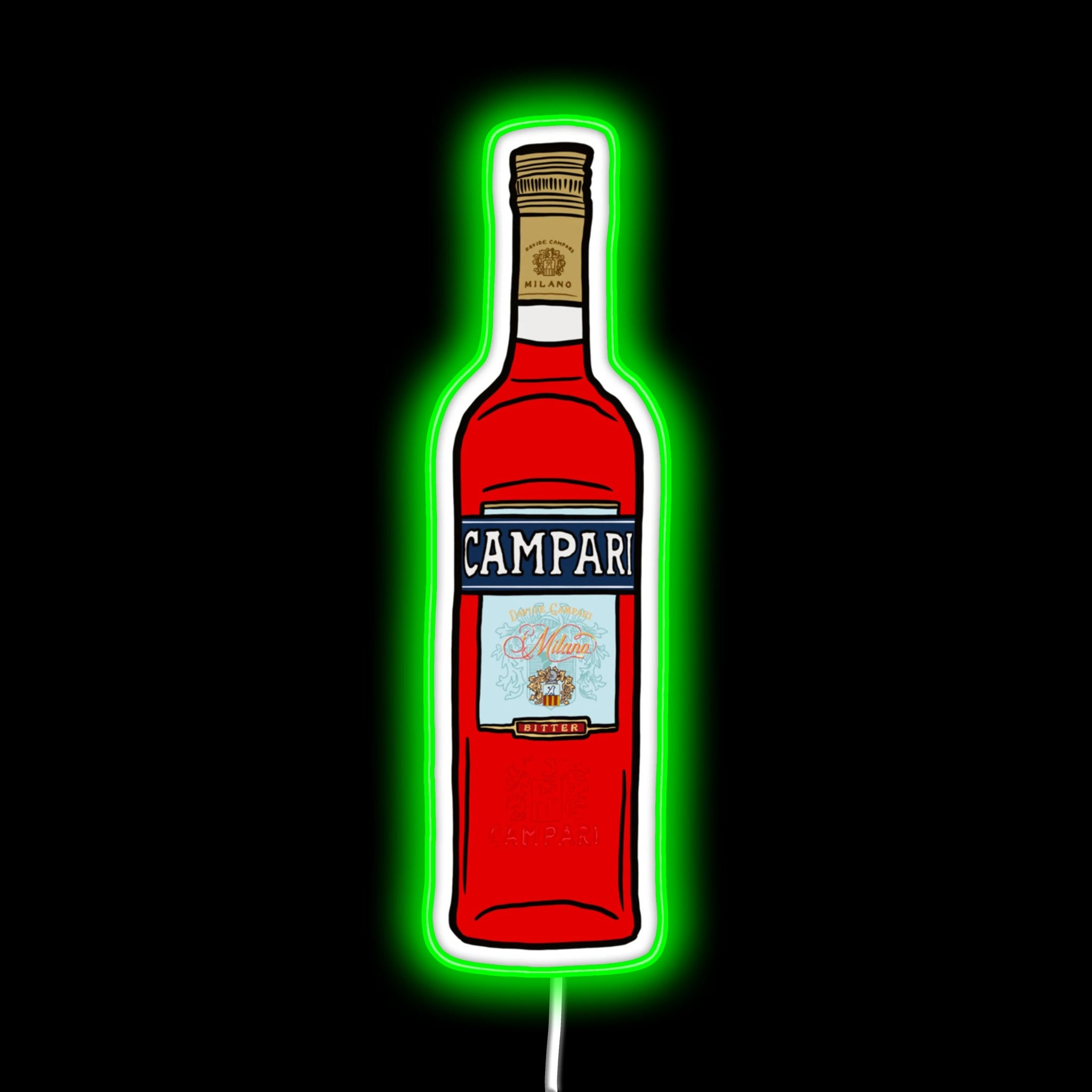THE CAMPARI Bar Neon Sign Made with LED