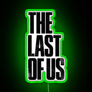 The last of us RGB neon sign green