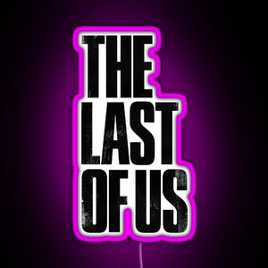 The last of us RGB neon sign  pink