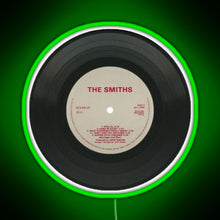 Load image into Gallery viewer, the smiths music disc RGB neon sign green