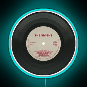 the smiths music disc RGB neon sign lightblue 