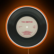 Load image into Gallery viewer, the smiths music disc RGB neon sign orange