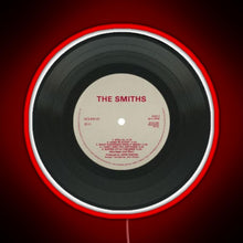Load image into Gallery viewer, the smiths music disc RGB neon sign red