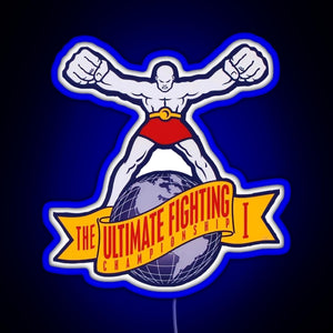 The Ultimate Fighting Championship I RGB neon sign blue