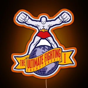 The Ultimate Fighting Championship I RGB neon sign orange