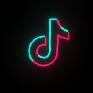 Neon tiktok logo Tiktok led wall signs for sale