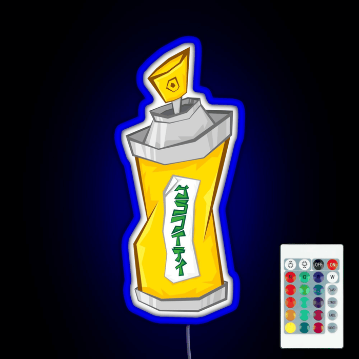 Tokyo To Spray Can Katakana RGB neon sign remote
