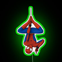 Load image into Gallery viewer, tom holland spidey depend RGB neon sign green